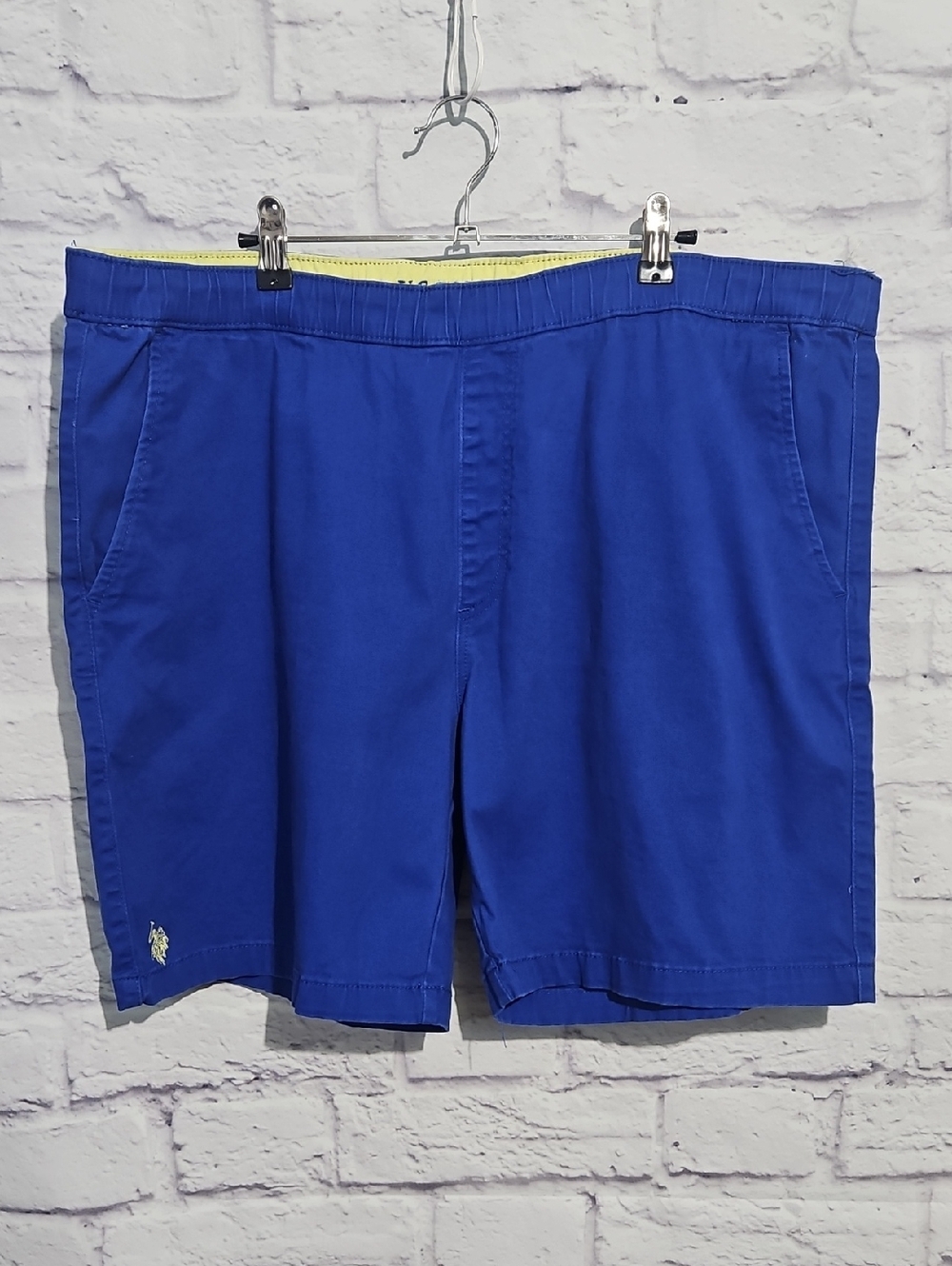 U.S. Polo Assn. Bright Royal Blue Flat Front Men's Shorts